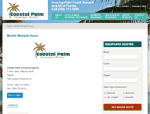 Tablet Screenshot of coastalpalmins.com